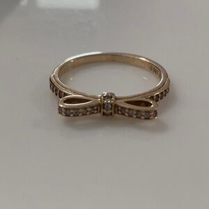 Pandora 14k Gold Bow Ring
